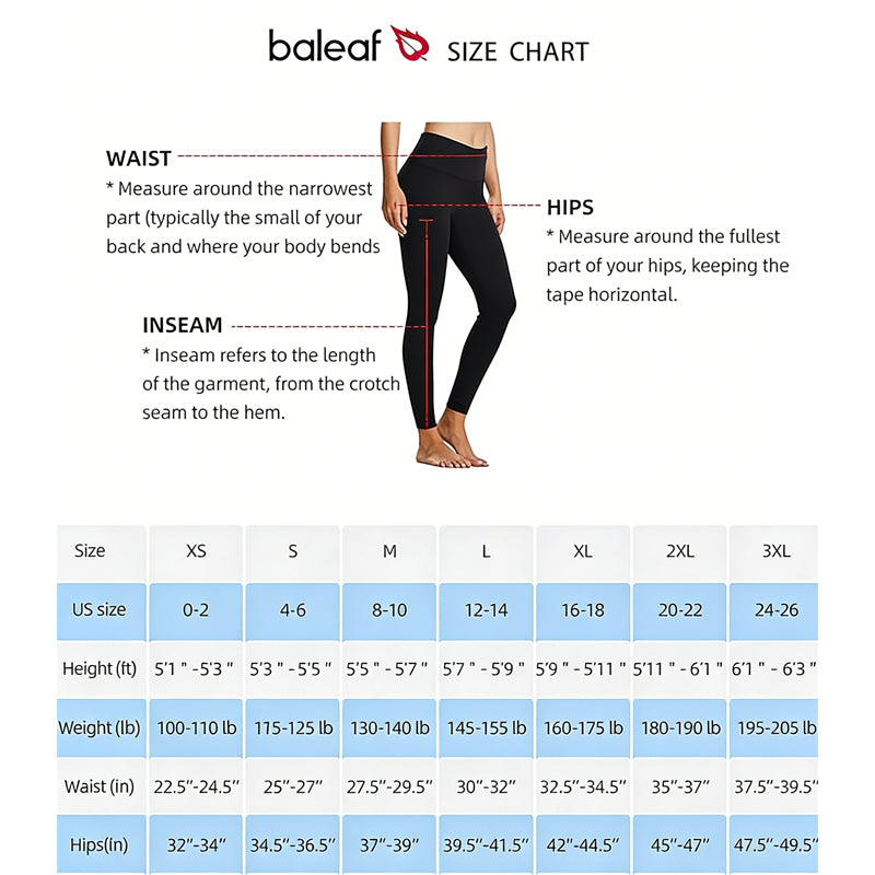 High Waisted Fleece Lined Leggings - Warm Winter Yoga Tights