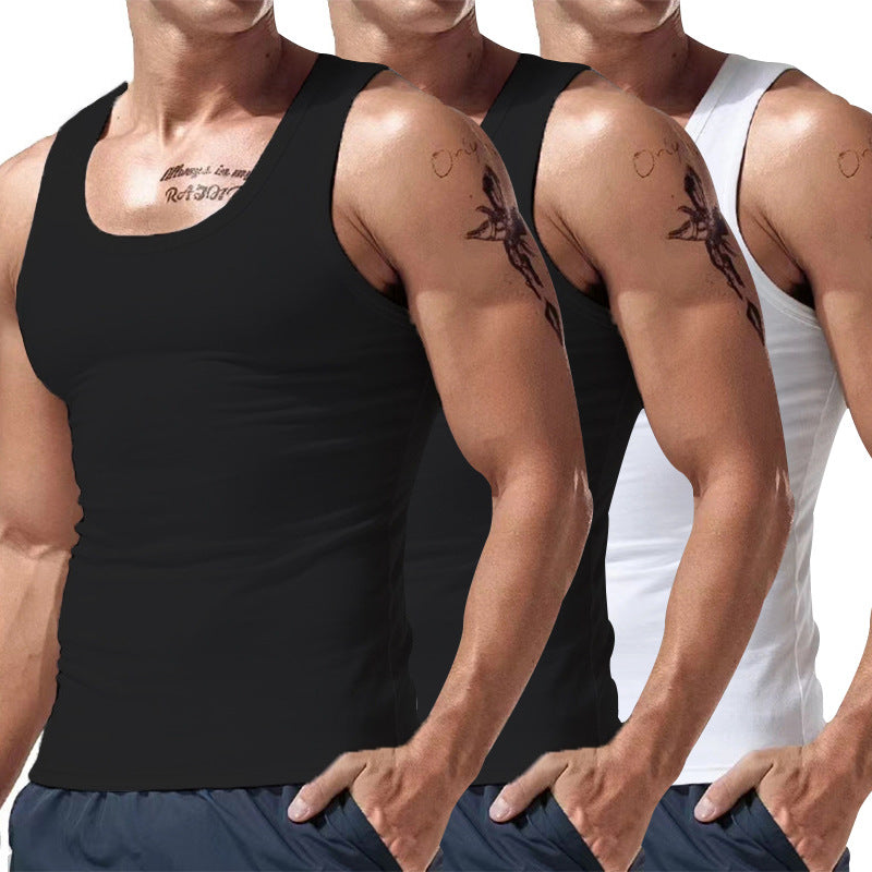 Men's Short Sleeve Three-Piece Set - Spring & Summer Multi-Color