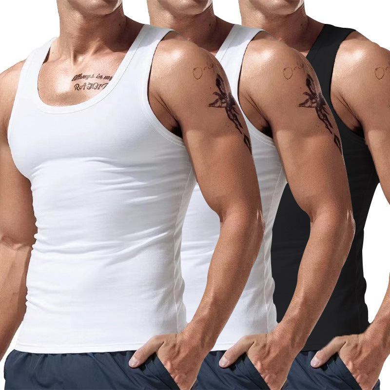 Men's Short Sleeve Three-Piece Set - Spring & Summer Multi-Color