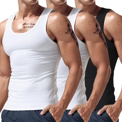 Men's Short Sleeve Three-Piece Set - Spring & Summer Multi-Color