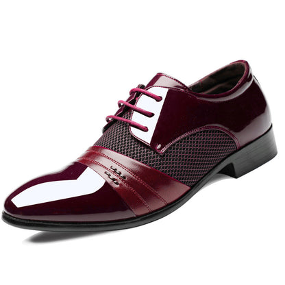 Korean Leather Shoes For Men - Fashionable Korean Style Shoes