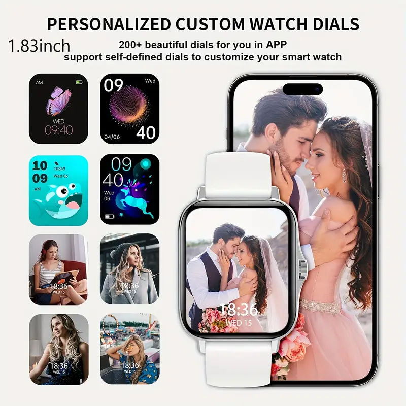 Smart Fitness Watch | Call, Health & Activity Tracker