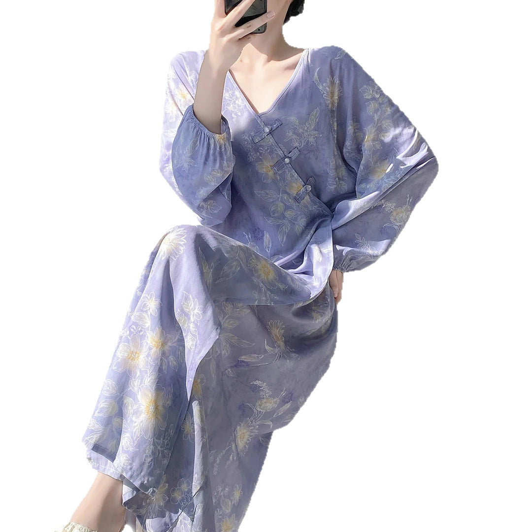 Relaxed-fit Floral-print Dress - Simple and Comfortable Style