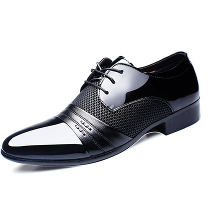 Korean Leather Shoes For Men - Fashionable Korean Style Shoes