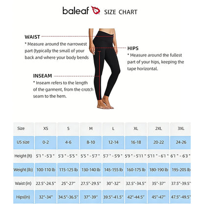 High Waisted Fleece Lined Leggings - Warm Winter Yoga Tights