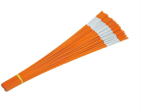 Hollow Snow Pole With High Visibility 50PC Reflective Driveway Markers