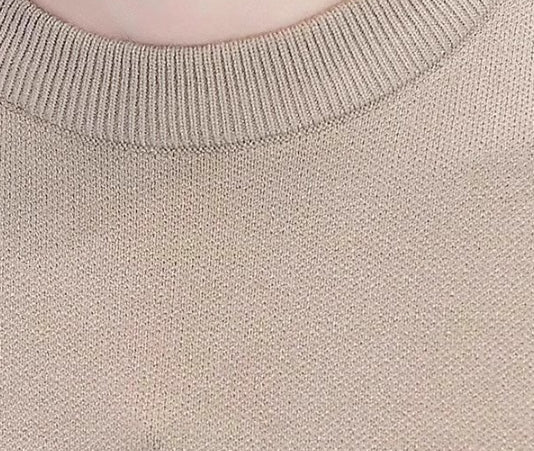 Men's Slim-fit Knit Sweater - Contrast Color Base Layer