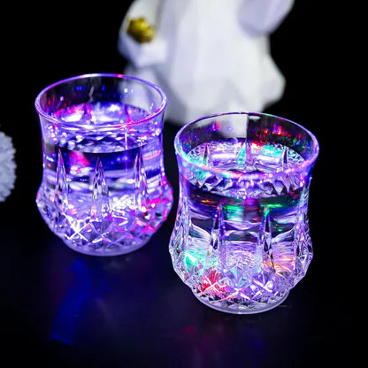 Light Up Cups Liquid Activated - 2 Pack Multicolor LED Glasses
