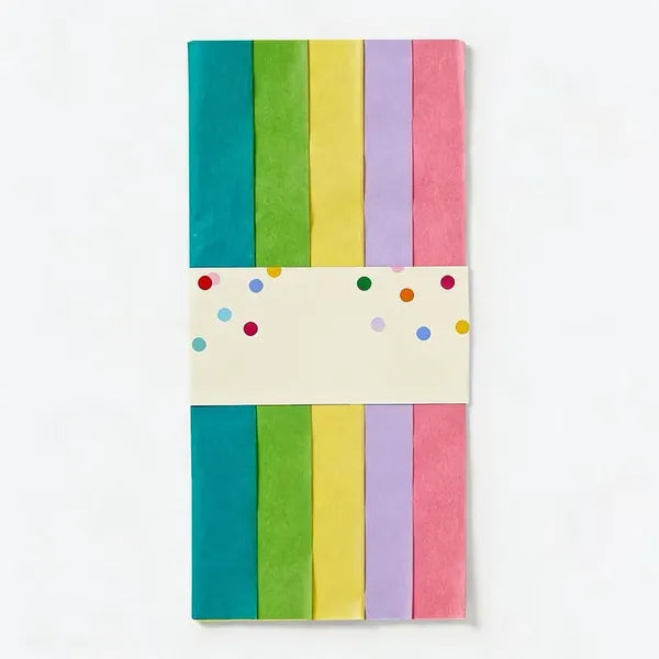 20ct Tissue Paper Colored Multicolor - 20 Sheets 16.5"x24"