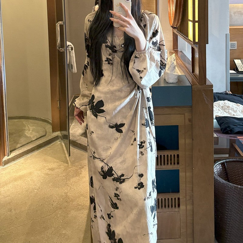 Relaxed-fit Floral-print Dress - Simple and Comfortable Style