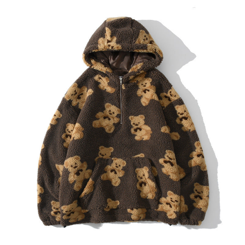 Retro Bear Sweater | Vintage Printed Knit Pullover