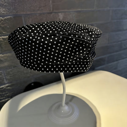 Bow Tie Strap Sun Protection Cap - Dot Pattern Baseball Hat