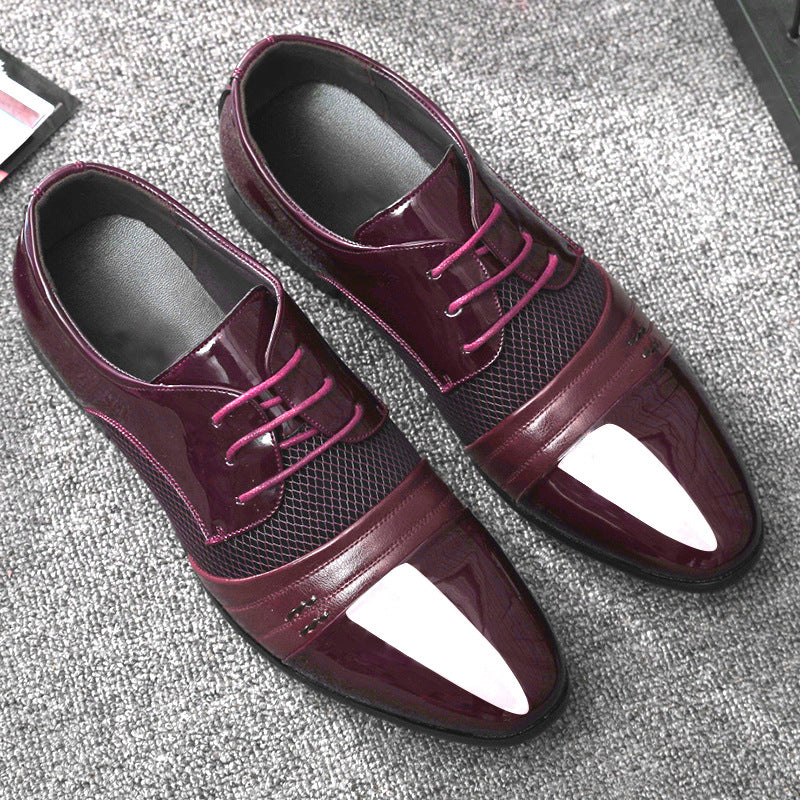 Korean Leather Shoes For Men - Fashionable Korean Style Shoes