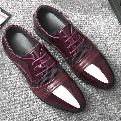 Korean Leather Shoes For Men - Fashionable Korean Style Shoes