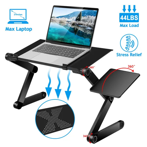 Foldable Laptop Table Bed Notebook Desk