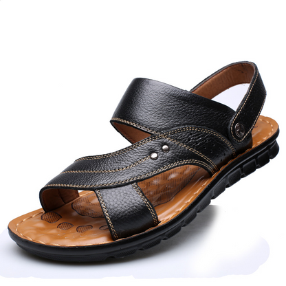 Adjustable Back Strap Sandals - Men's Summer Beach Shoes & Slides
