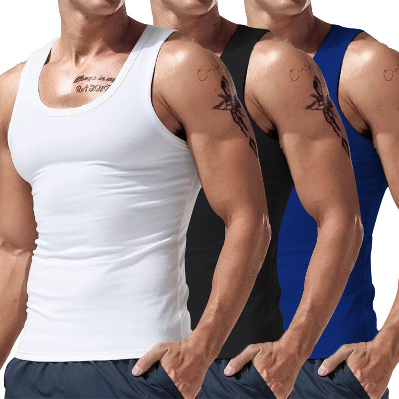 Men's Short Sleeve Three-Piece Set - Spring & Summer Multi-Color