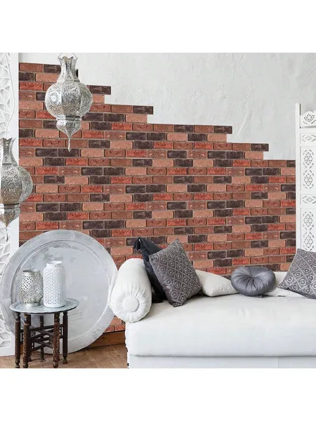 Waterproof 3D Faux Brick Wall Panels - 30pcs Peel And Stick