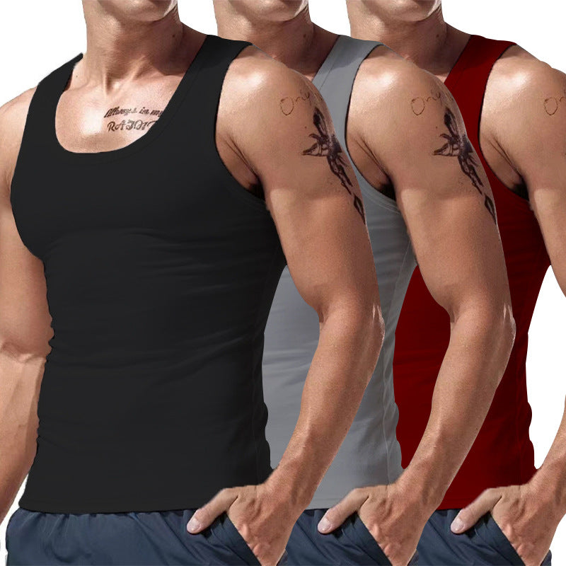 Men's Short Sleeve Three-Piece Set - Spring & Summer Multi-Color