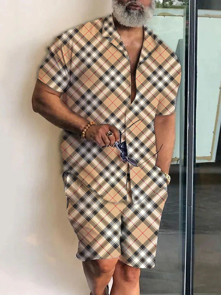 Men's 3D Printed Shirt | Casual Slim Fit Outfit