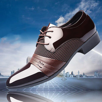 Korean Leather Shoes For Men - Fashionable Korean Style Shoes