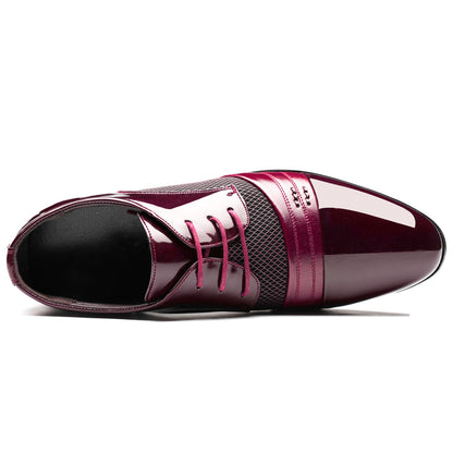 Korean Leather Shoes For Men - Fashionable Korean Style Shoes