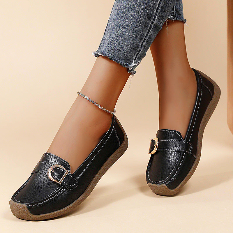 Loafers Casual Women's Soft Bottom - Comfortable Flat Shoes