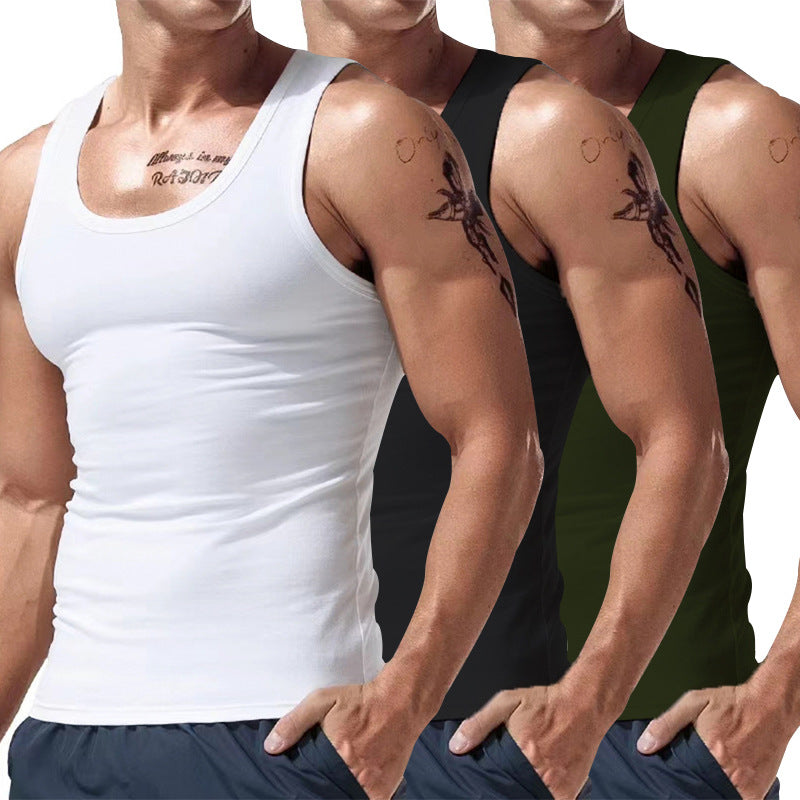 Men's Short Sleeve Three-Piece Set - Spring & Summer Multi-Color