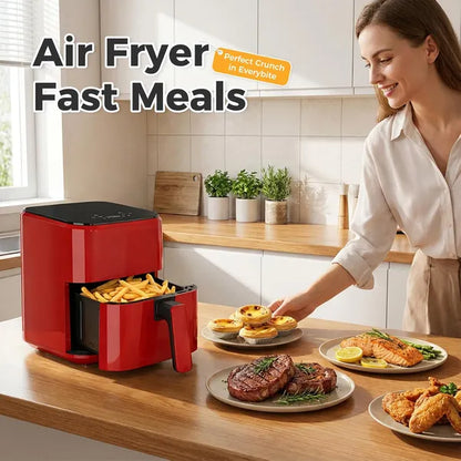 3.17 QT Digital Air Fryer - Small Air Fryer with PP Touch Panel
