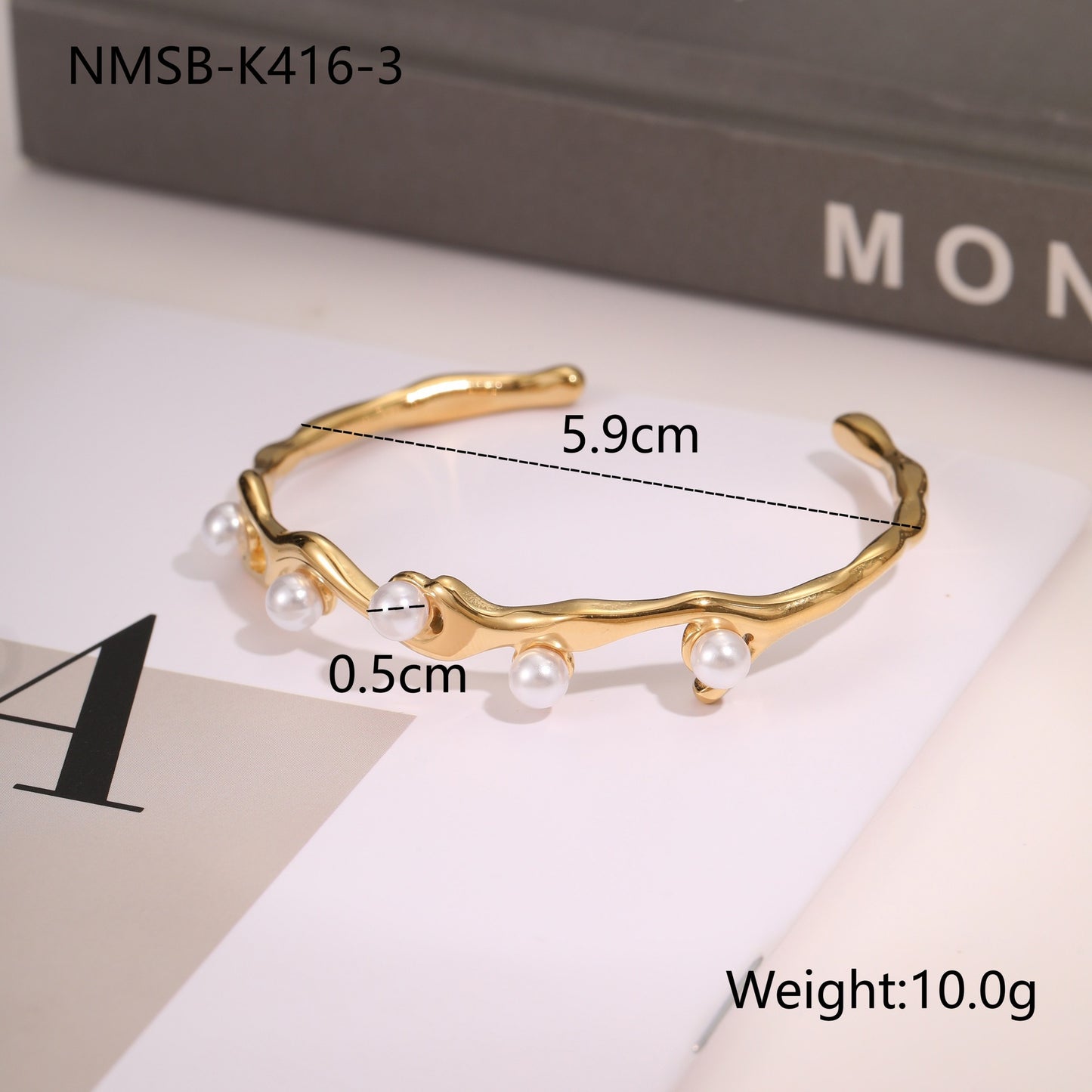 Stainless Steel Open Bracelet | European Fashion Design Bangle