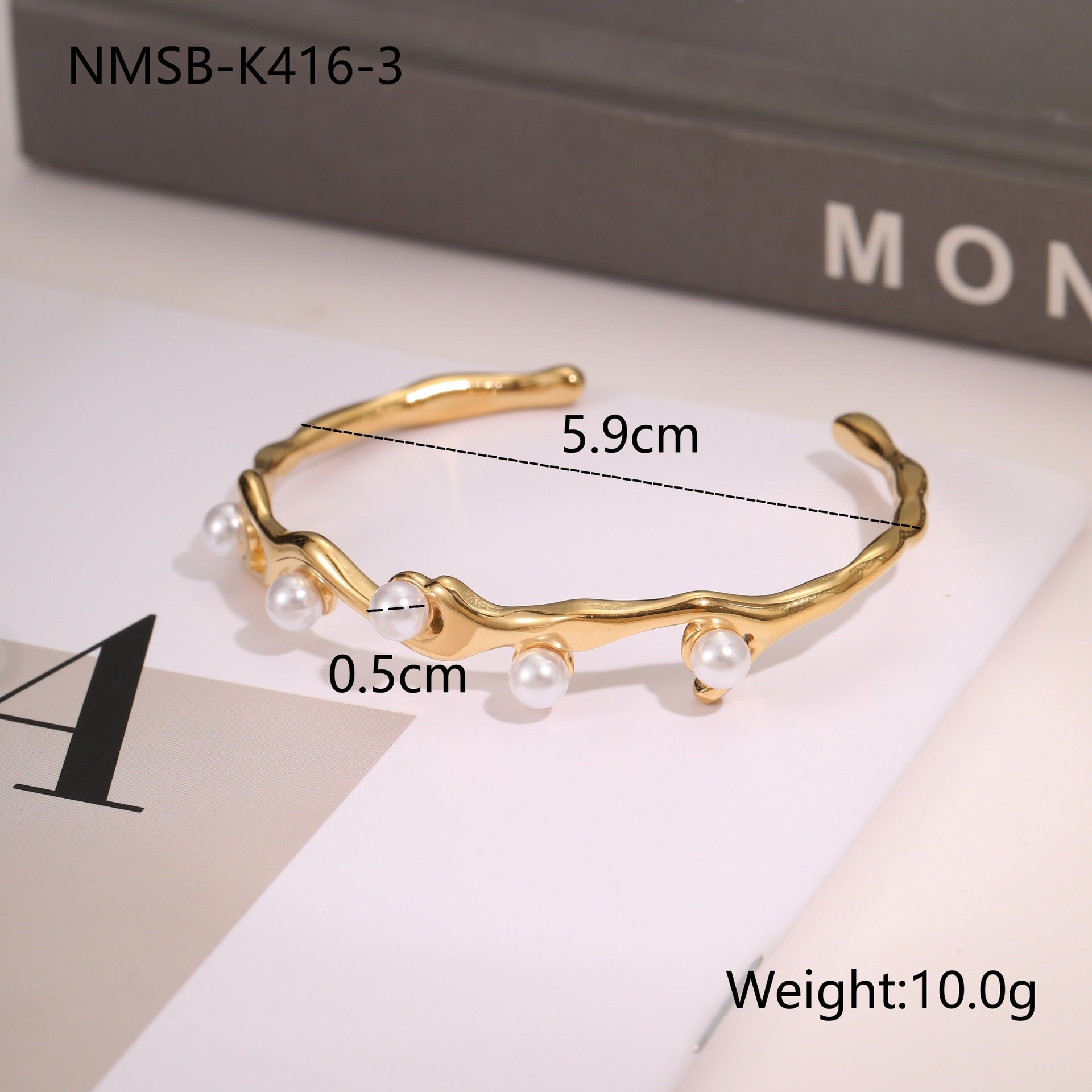 Stainless Steel Open Bracelet | European Fashion Design Bangle