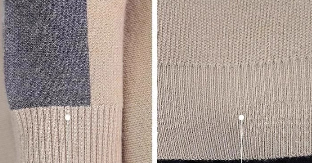 Men's Slim-fit Knit Sweater - Contrast Color Base Layer