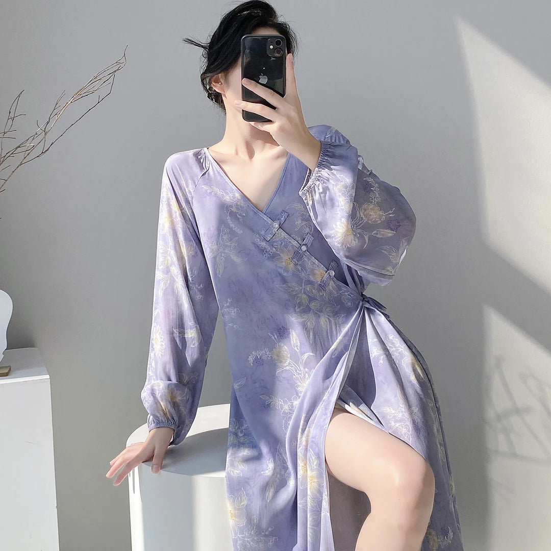 Relaxed-fit Floral-print Dress - Simple and Comfortable Style