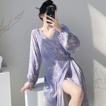 Relaxed-fit Floral-print Dress - Simple and Comfortable Style