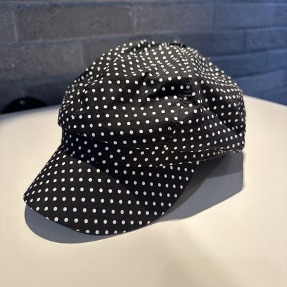 Bow Tie Strap Sun Protection Cap - Dot Pattern Baseball Hat