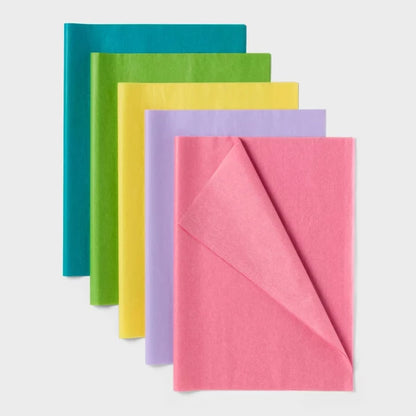 20ct Tissue Paper Colored Multicolor - 20 Sheets 16.5"x24"