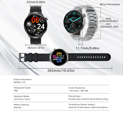 Men's Business Smart Watch – SENBONO V19 Fitness