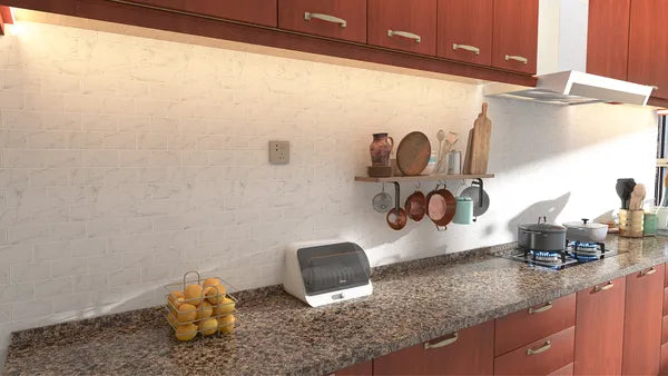  Vintage 3D Self-Adhesive Backsplash Wall Tiles - 10-Pack 12x12 Inch