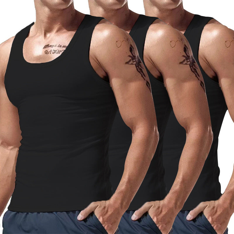 Men's Short Sleeve Three-Piece Set - Spring & Summer Multi-Color