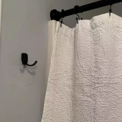 Modern Octopus Hook Matte Black - Cast Aluminum Towel Hook