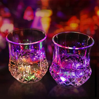 Light Up Cups Liquid Activated - 2 Pack Multicolor LED Glasses