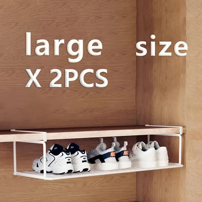 Swiss Quality Adjustable Expandable Shoe Rack - Stackable Iron