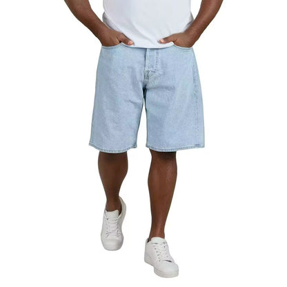 Loose-fitting Five-quarter-length Denim Shorts - Teen Fashion