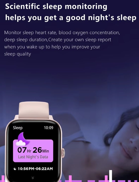 1.83 Inch Smartwatch | Heart Rate Fitness Tracker Watch