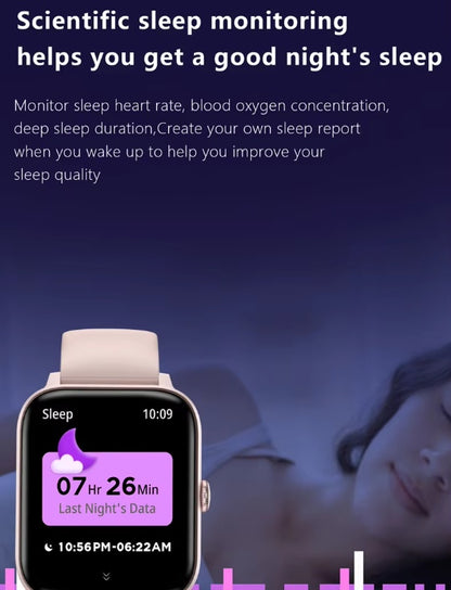 1.83 Inch Smartwatch | Heart Rate Fitness Tracker Watch
