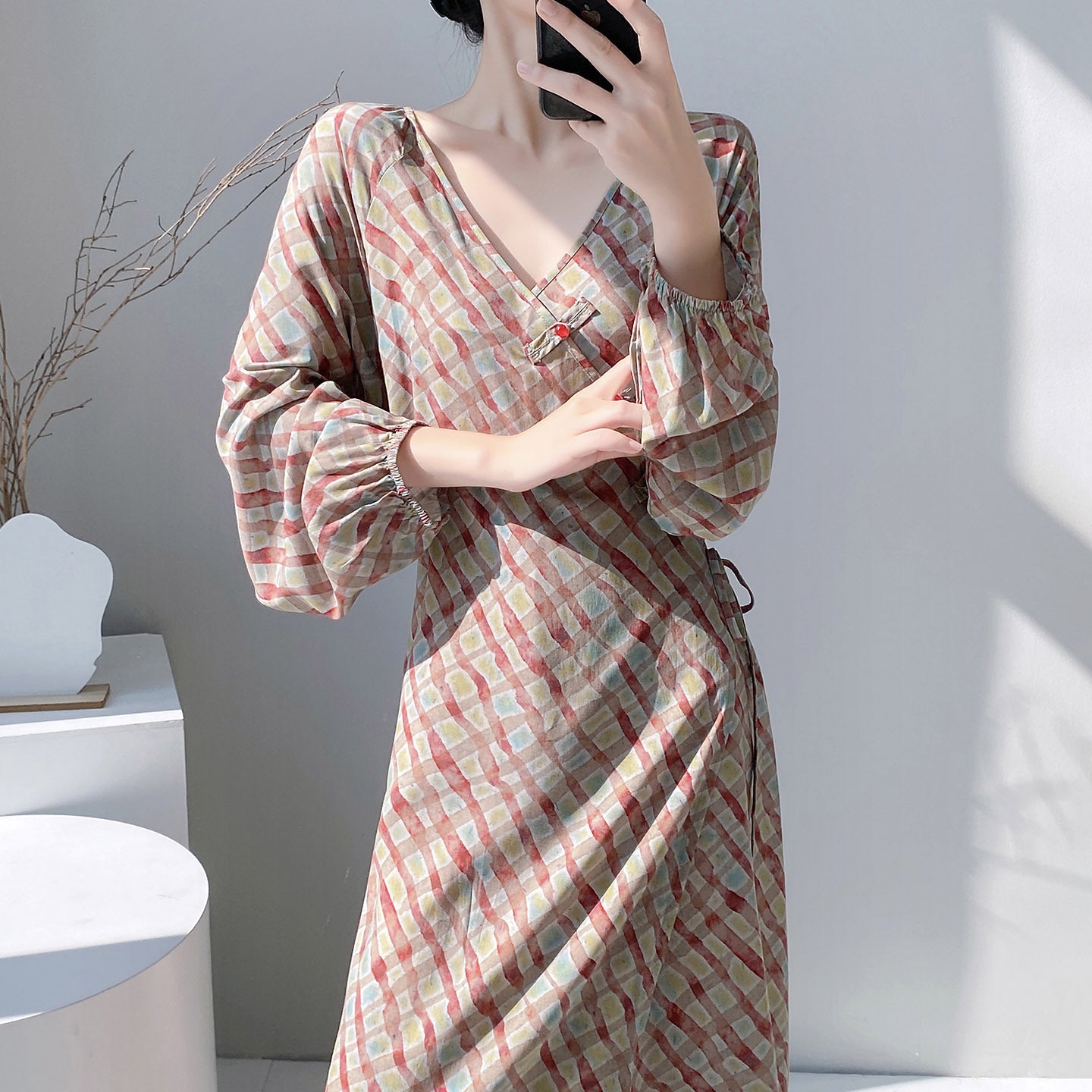 Relaxed-fit Floral-print Dress - Simple and Comfortable Style