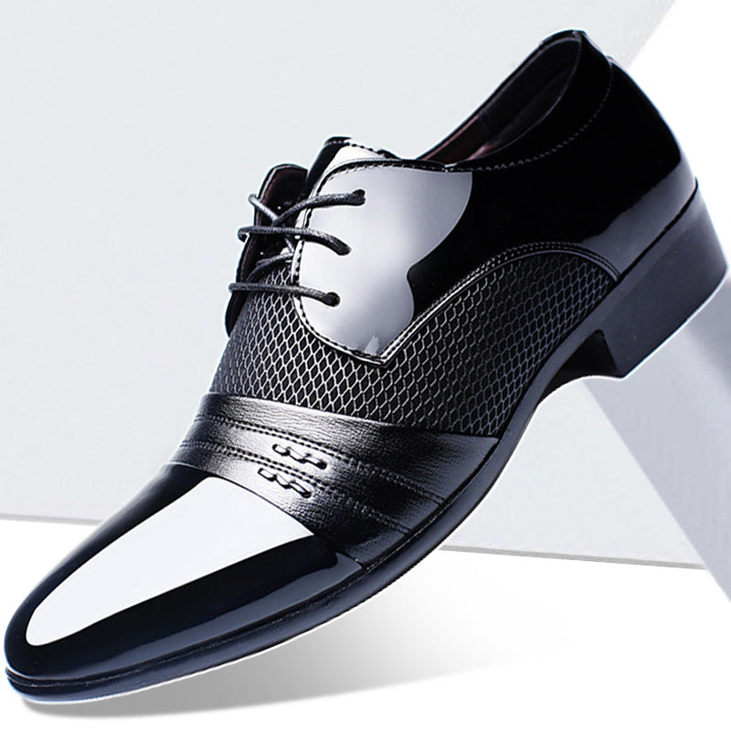 Korean Leather Shoes For Men - Fashionable Korean Style Shoes