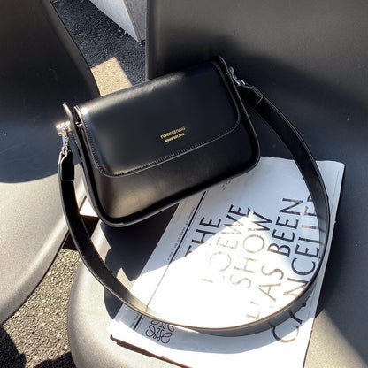 Vegan Leather Small Square Bag - Retro Fashion Women's All-Matching