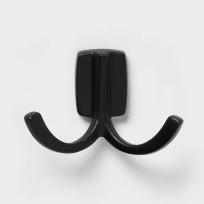 Modern Octopus Hook Matte Black - Cast Aluminum Towel Hook