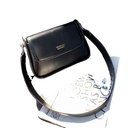 Vegan Leather Small Square Bag - Retro Fashion Women's All-Matching